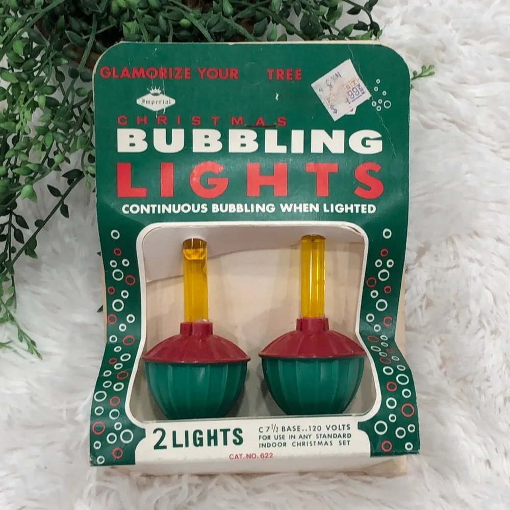 Vintage bubbling lights